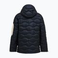 Men's down jacket Peak Performance Helium Utility Down Hood black/sand fog 2