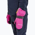 Didriksons Biggles Zip plastic pink children's ski gloves 2
