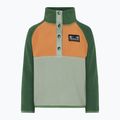 Didriksons Monte Half Button light moss children's fleece sweatshirt