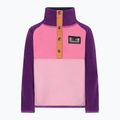 Didriksons Monte Half Button children's fleece sweatshirt light heather pink 8