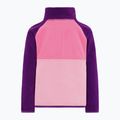 Didriksons Monte Half Button children's fleece sweatshirt light heather pink 9