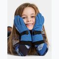 Didriksons Biggles children's ski gloves sapphire blue 2