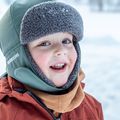 Children's winter hat Didriksons Biggles 7 dark moss 7