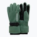 Children's ski gloves Didriksons Biggles 4 dark moss