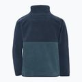 Children's fleece sweatshirt Didriksons Monte 6 Half Button mountain blue 2