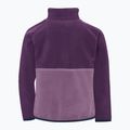 Children's fleece sweatshirt Didriksons Monte 6 Half Button northern purple 2