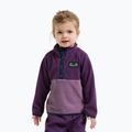 Children's fleece sweatshirt Didriksons Monte 6 Half Button northern purple 3