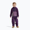 Children's fleece sweatshirt Didriksons Monte 6 Half Button northern purple 4