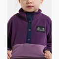 Children's fleece sweatshirt Didriksons Monte 6 Half Button northern purple 7