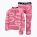 Children's set Didriksons Jadis Pr 5 path heather pink
