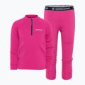 Children's set Didriksons Jadis Set 5 cactus pink