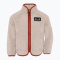 Children's fleece sweatshirt Didriksons Gibbsc 2 Fz beach beige/rust