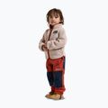 Children's fleece sweatshirt Didriksons Gibbsc 2 Fz beach beige/rust 4