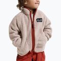 Children's fleece sweatshirt Didriksons Gibbsc 2 Fz beach beige/rust 8