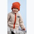 Children's fleece sweatshirt Didriksons Gibbsc 2 Fz beach beige/rust 14