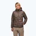 Women's down jacket Peak Performance Helium Down Hood terrain tan