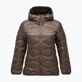 Women's down jacket Peak Performance Helium Down Hood terrain tan 6