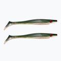 Strike Pro Pig Shad Jr rubber lure 2 pcs green TEV-SP172C-104
