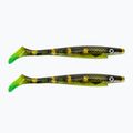 Strike Pro Pig Shad Jr rubber lure 2 pcs black/green TEV-SP172C-134