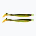 Strike Pro Pig Shad Jr rubber lure 2 pcs gold-green TEV-SP172C-MN2