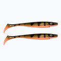 Strike Pro Pig Shad Tournament rubber lure 2 pcs black/gold TEV-SP172M-140