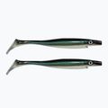 Strike Pro Pig Shad Tournament rubber lure 2 pcs black TEV-SP172M-142