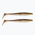 Strike Pro Pig Shad Tournament 2 piece brown rubber lure TEV-SP172M-108