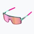 Sunglasses Tripoint 008 Lake Prespa Small X crystal neon turquoise/brown/pink multi 3