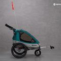 Qeridoo Sportrex1 single person bicycle trailer blue Q-SR1-21-P 12