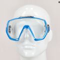 TUSA Freedom Elite blue/clear diving mask M-1003 7