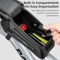 Bike frame bag Rockbros 30120064 Bike Tube Bag 1,7 l black 3