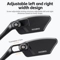 Bike mirror Rockbros 26210007001 Mirror 1 pcs Left black 3