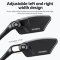 Bike mirror Rockbros 26210007002 Mirror 1 pcs Right black 3