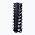 Lifemaxx chrome dumbbell set with stand 1-10kg LMX80.TD