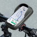 Handlebar bag Rockbros 301101770001 WP Bike Phone Bag for 6.7" black 8