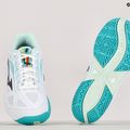 Women's tennis shoes Mizuno Break Shot 3 AC white and green 61GA212623 14