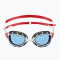 Zoggs Predator white/ red/ tint blue swimming goggles 2