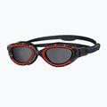 Zoggs Predator Flex Polarised red/ black/ smoke polarised swimming goggles