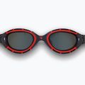 Zoggs Predator Flex Polarised red/ black/ smoke polarised swimming goggles 2