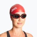 Zoggs Predator Flex Polarised red/ black/ smoke polarised swimming goggles 6