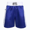 Cleto Reyes men's Satin Boxing shorts blue/white
