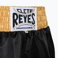 Cleto Reyes men's Satin Boxing shorts black/gold 3