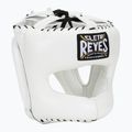 Cleto Reyes Boxing Helmet With Pointed Face Nylon Bar white