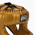 Cleto Reyes Boxing Helmet With Round Face Bar gold 4