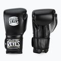 Boxing gloves Cleto Reyes Velcro Sparring black silver