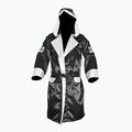 Cleto Reyes Satin Boxing Hoodie black/white dressing gown 2