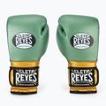 Cleto Reyes Velcro Sparring metallic green/gold wbc boxing gloves 2