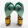 Cleto Reyes Velcro Sparring metallic green/gold wbc boxing gloves 2