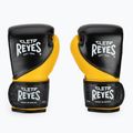 Boxing gloves Cleto Reyes High Precision Training Leather black yellow 2