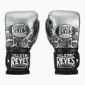 Cleto Reyes Velcro Sparring silver/black boxing gloves 2